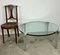 Vintage Coffee Table in Anodized Cast Iron and Glass, 1980s 7