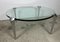 Vintage Coffee Table in Anodized Cast Iron and Glass, 1980s, Image 8