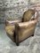 Fauteuil Club en Cuir, 1950s 1