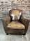 Fauteuil Club en Cuir, 1950s 5