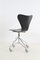 Black 3117 Office Swivel Chair by Arne Jacobsen for Fritz Hansen, 1970 3