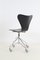 Black 3117 Office Swivel Chair by Arne Jacobsen for Fritz Hansen, 1970, Image 3