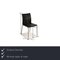 LIA 2086 Dining Chairs in Black Leather from Zanotta, Set of 8 2