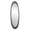 Specchio ovale Mid-Century in teak, anni '60, Immagine 2