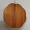 Wavy Shaped Wall Mirror in Teak, 1970s 6