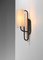 Lámparas de pared francesas vintage al estilo de Jean Royère, años 50. Juego de 2, Imagen 3