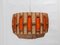 Mid-Century Teak and Jute Pendant Lamp, Belgium, 1968 3