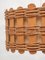 Teak and Jute Pendant Lamp attributed to Massive, Belgium, 1968, Image 12