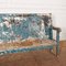 Vintage Painted High Back Bench 2