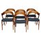 Danish Dining Chairs in Teak, Set of 6 1