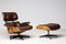 670/671 Lounge Chair and Ottoman in Rosewood, 1975, Set of 2 15