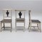 Swedish Dining Chairs with Decorative Urn Details, Set of 8, Image 3