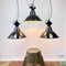 Small Factory Lamps, 1950s, Set of 3, Image 4
