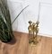 Italian Brass Fireplace Fire Tools with Stand, 1980s, Set of 5, Image 5