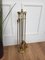 Italian Brass Fireplace Fire Tools with Stand, 1980s, Set of 5, Image 2