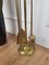 Italian Brass Fireplace Fire Tools with Stand, 1980s, Set of 5 4