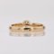 Modern18 Karat Yellow Gold Solitaire Ring with Diamond, Image 6