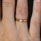 Modern18 Karat Yellow Gold Solitaire Ring with Diamond, Image 5