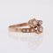 French Fine Pearls 18 Karat Rose Gold You and Me Ring 4