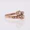French Fine Pearls 18 Karat Rose Gold You and Me Ring, Image 4