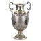 Large 20th Century Italian Amphora-Shaped Silver Vase, Image 1