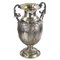 Large 20th Century Italian Amphora-Shaped Silver Vase, Image 6