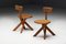 French S34 Dining Chairs by Pierre Chapo, 1970s, Set of 3 5