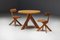 French S34 Dining Chairs by Pierre Chapo, 1970s, Set of 3, Image 14