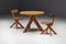 T21a Dining Table attributed to Pierre Chapo, France, 1970s, Image 10