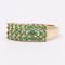 Anillo de peridotos vintage de oro amarillo de 14 k, Imagen 4