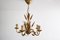 Hollywood Regency Florentine Hanging Lamp, 1970s 1