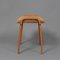 Lamino Shearling Stool attributed to Yngve Ekström for Swedese, 1950s, Image 4