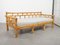 Sofá de tres plazas Mid-Century de bambú y ratán atribuido a Vivai Del Sud, Italia, años 70, Imagen 2