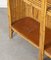 Mueble de bar de bambú y ratán con taburetes atribuidos a Tito Agnoli, Italia, años 50. Juego de 3, Imagen 19