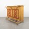 Bamboo and Rattan Cabinet Bar with Stools attributed to Tito Agnoli, Italy, 1950s, Set of 3 13