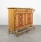 Bamboo and Rattan Cabinet Bar with Stools attributed to Tito Agnoli, Italy, 1950s, Set of 3, Image 15