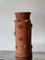 Handgefertigte hohe Terrakotta-Vase 1
