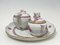 Pink Porcelain Apponyi Tea Set from Herend Hungary, 1960s, Set of 4, Image 2