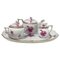 Pink Porcelain Apponyi Tea Set from Herend Hungary, 1960s, Set of 4, Image 1