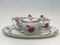 Pink Porcelain Apponyi Tea Set from Herend Hungary, 1960s, Set of 4, Image 3