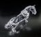 Arnaldo Zanella, Escultura de caballo, años 80, Cristal de Murano, Imagen 7