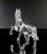 Arnaldo Zanella, Escultura de caballo, años 80, Cristal de Murano, Imagen 6