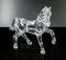 Arnaldo Zanella, Escultura de caballo, años 80, Cristal de Murano, Imagen 2