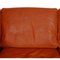 Modell 2213 3-Sitzer Sofa aus Cognacfarbenem Leder von Børge Mogensen, 1990er 4