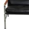 FK-6720 Lounge Chair in Black Leather by Fabricius and Kastholm 8