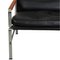 FK-6720 Lounge Chair in Black Leather by Fabricius and Kastholm, Image 8