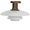 Ph 2/1 Ceiling Light in Browned Brass by Poul Henningsen 2