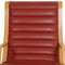 Axt Sessel aus rotem Leder von Peter Hvidt & Orla Mølgaard, 1970er 6