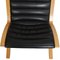 Ax Armchair in Black Leather by Peter Hvidt & Orla Mølgaard, 1970s 5