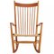 J16 Rocking Chair in Cherrywood by Hans J. Wegner, 1990s 1